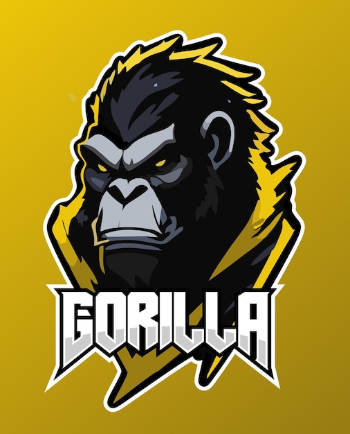 Logotipo de juego Gorilla Esport