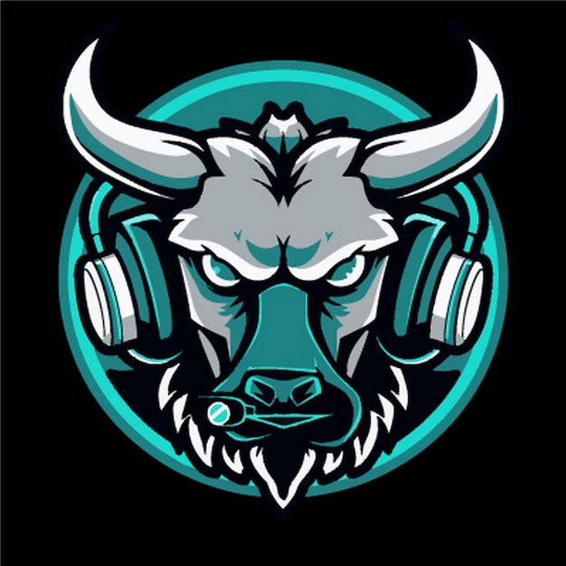 Un logotipo de juego de mascota animal