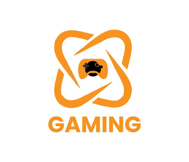 un logotipo para un juego que dice juego en él