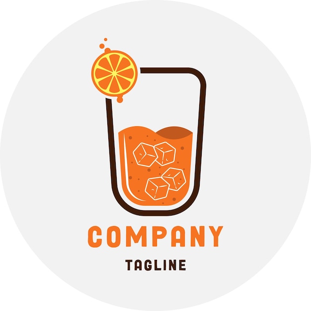 Logotipo de jugo de naranja
