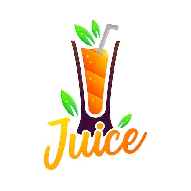 El logotipo de Juice Modern Gradient es de colores