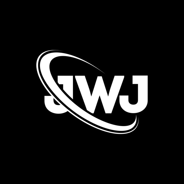 Logotipo de JWJ JWJ letra JWJ diseño de logotipo de letra Iniciales JWJ logotipo vinculado con círculo y mayúscula monograma logotipo JWJ tipografía para negocios de tecnología y marca inmobiliaria