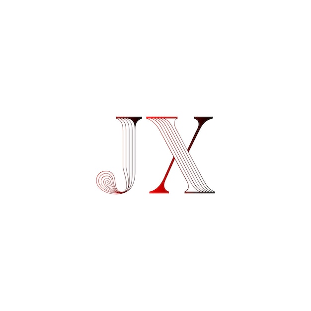 Vector el logotipo de jx