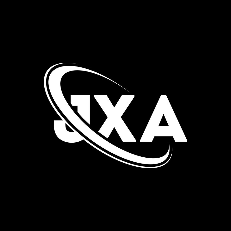 Vector logotipo jxa jxa letra jxa diseño de logotipo de letra iniciales logo jxa vinculado con círculo y mayúscula logotipo de monograma jxa tipografía para negocios de tecnología y marca inmobiliaria