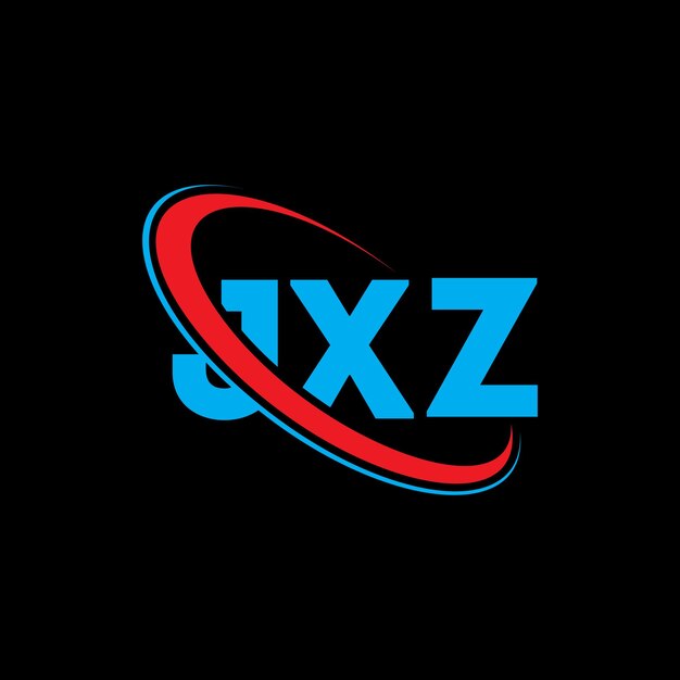 Logotipo JXZ letra JXZ diseño de logotipo de letra Iniciales Logotipo J XZ vinculado con círculo y mayúscula logotipo monograma JXZ tipografía para negocios de tecnología y marca inmobiliaria