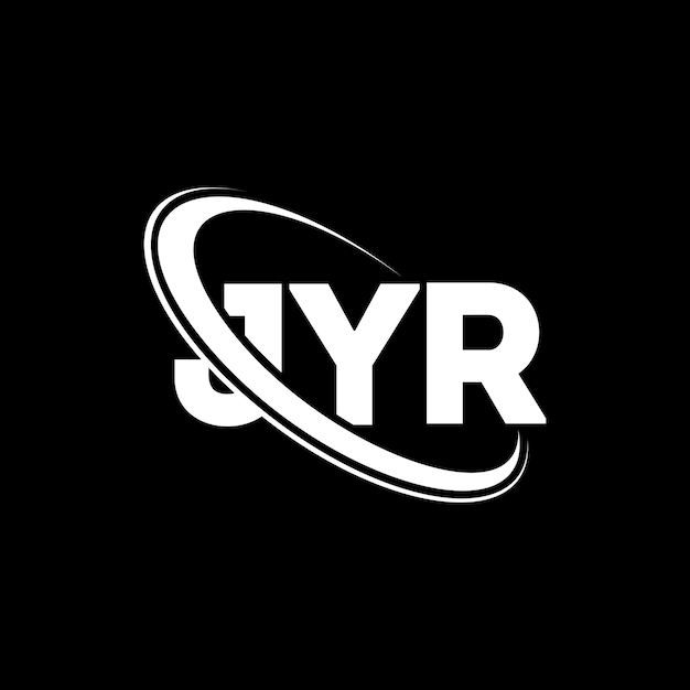 Logotipo de JYR JYR letra JYR diseño de logotipo de letra Iniciales JYR logotipo vinculado con círculo y mayúscula logotipo de monograma JYR tipografía para negocios de tecnología y marca inmobiliaria