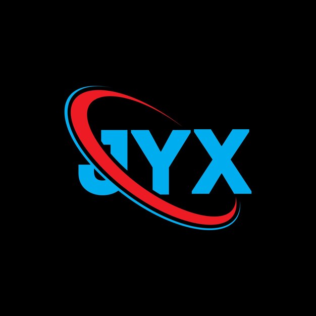 Logotipo JYX JYX letra JYX carta diseño del logotipo Iniciales JYX logotipo vinculado con círculo y mayúscula logotipo monograma JYX tipografía para negocios de tecnología y marca inmobiliaria