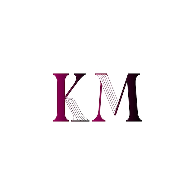 El logotipo de k m