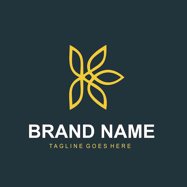 Logotipo K para una marca llamada nombre nombre