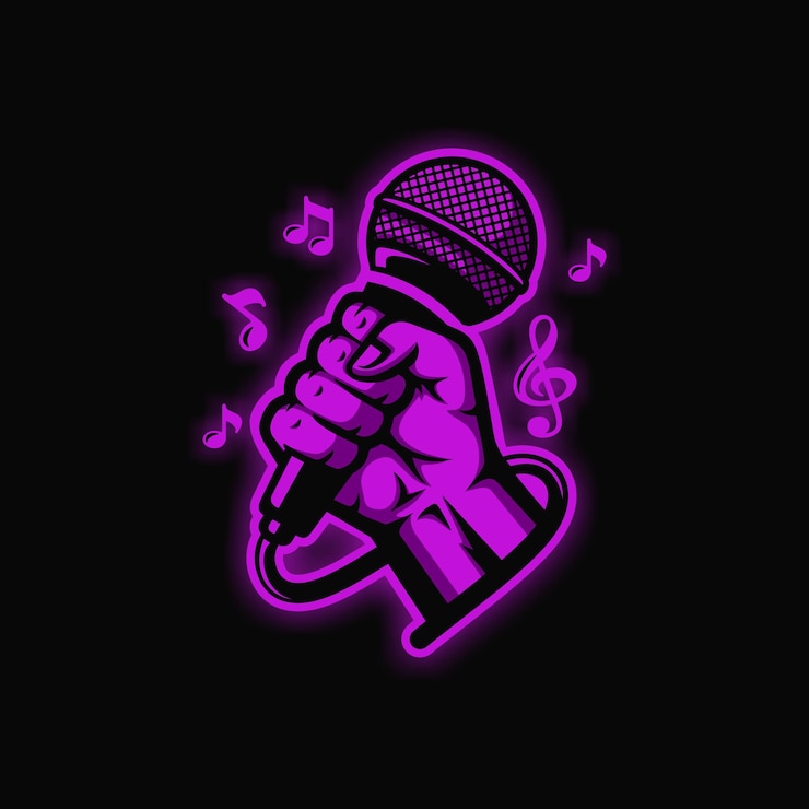 Vector logotipo de karaoke