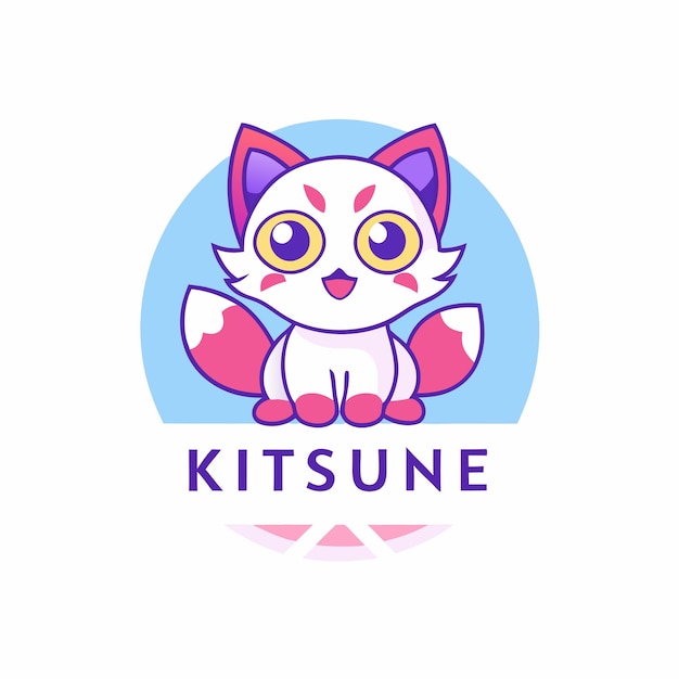 El logotipo de Kawaii Kitsune