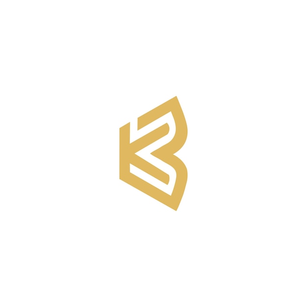 El logotipo de kb en el ilustrador