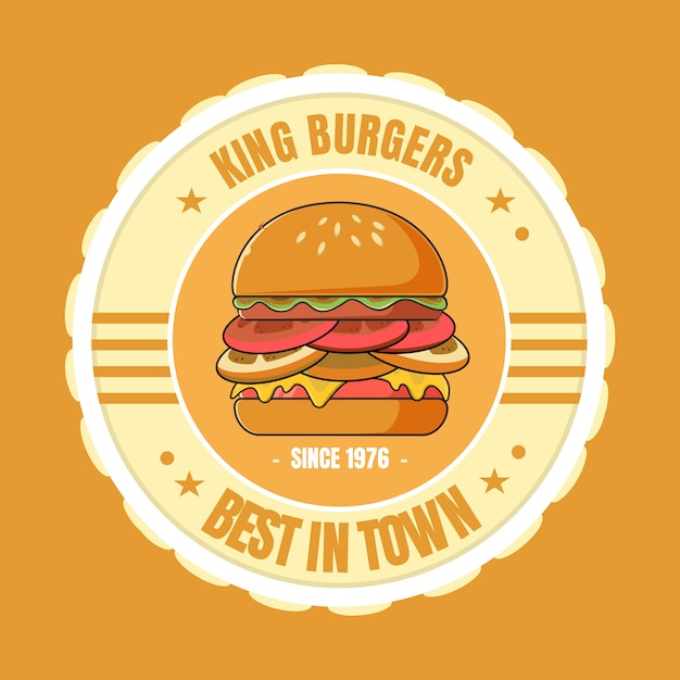 Logotipo de king burger