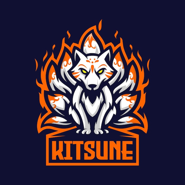 Logotipo de kitsune esport