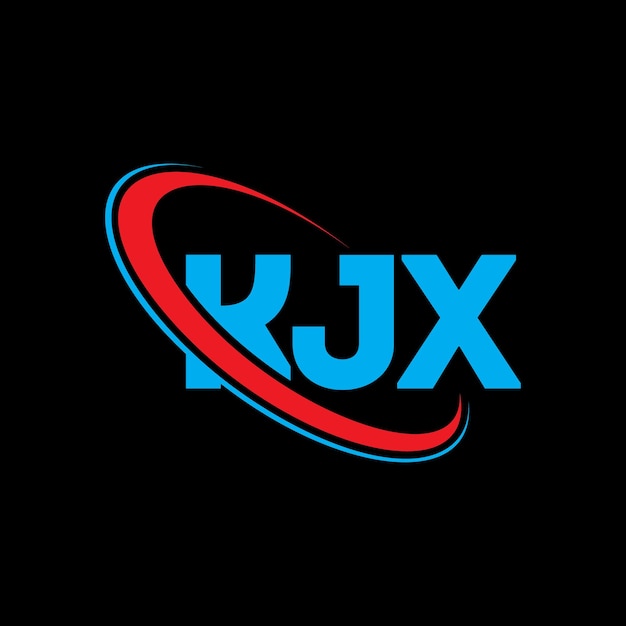 Logotipo KJX KJX letra KJX carta diseño de logotipo Iniciales KJX logotipo vinculado con círculo y mayúscula monograma logo KJX tipografía para negocios de tecnología y marca inmobiliaria