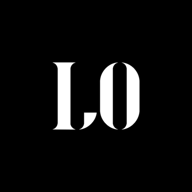 El logotipo de L.O. está diseñado con la letra inicial LO y el monograma en mayúscula.