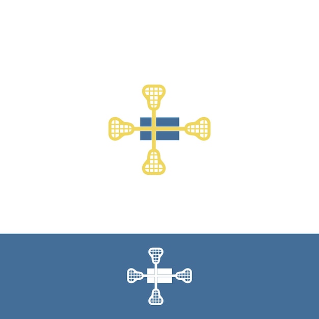 Logotipo de lacrosse suecia