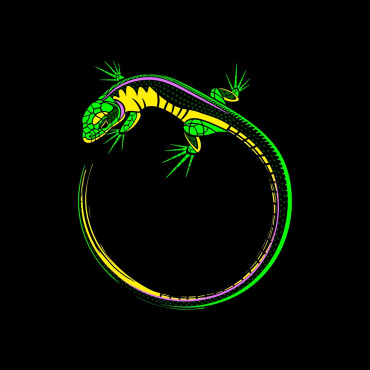 Vector logotipo de lagarto