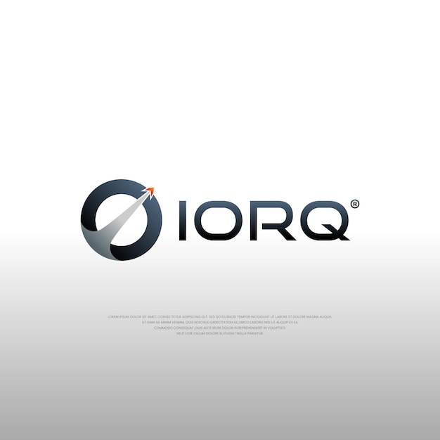 Logotipo de lanzamiento de cohete para el crecimiento empresarial y la innovación