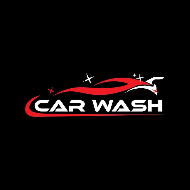 El logotipo del lavado de coches