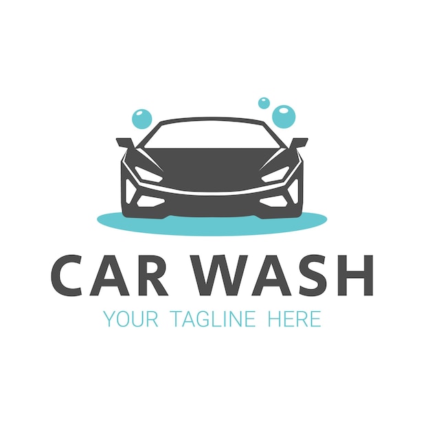 El logotipo del lavado de coches
