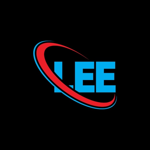 Logotipo LEE LEE letra LEE letra logotipo diseño iniciales LEE logotipo vinculado con círculo y mayúscula monograma logotipo LEE tipografía para negocios de tecnología y marca inmobiliaria