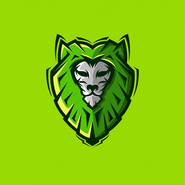 Logotipo de león impresionante