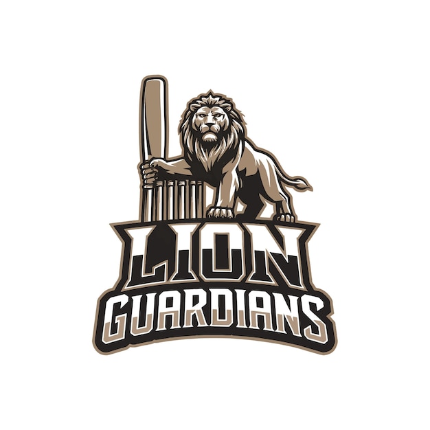 Logotipo de león para leones con un león en él