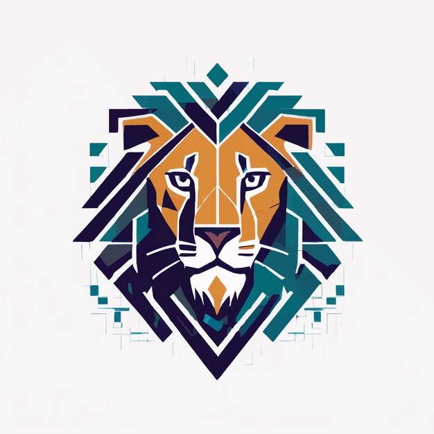 el logotipo del león sobre un fondo blanco