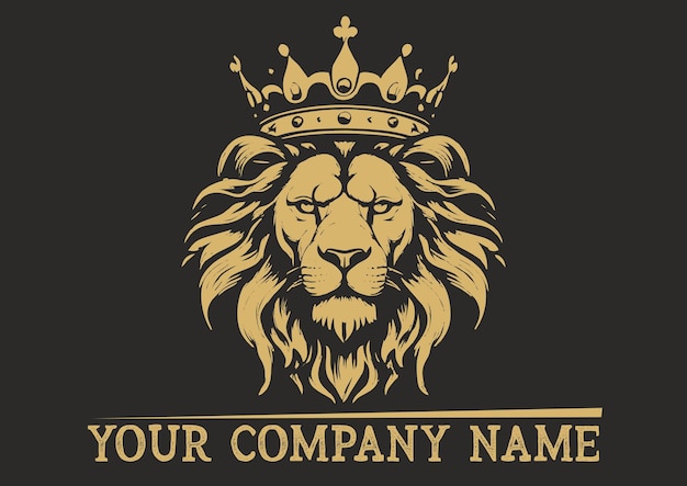 El logotipo del león para su empresa