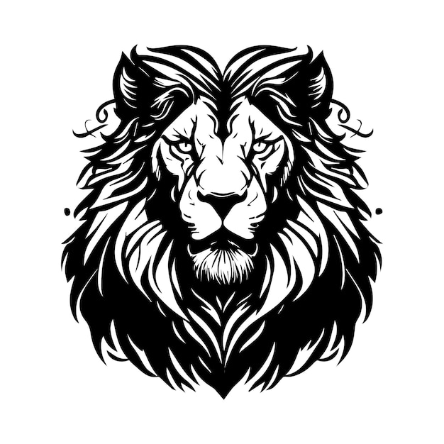 Logotipo de león con el título 'león'