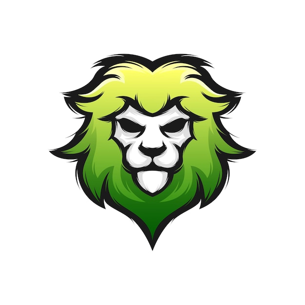 Logotipo de león verde