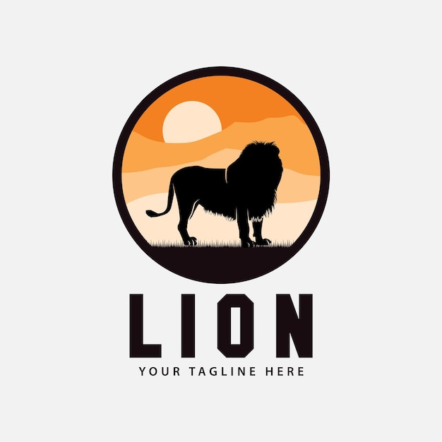 logotipo de león