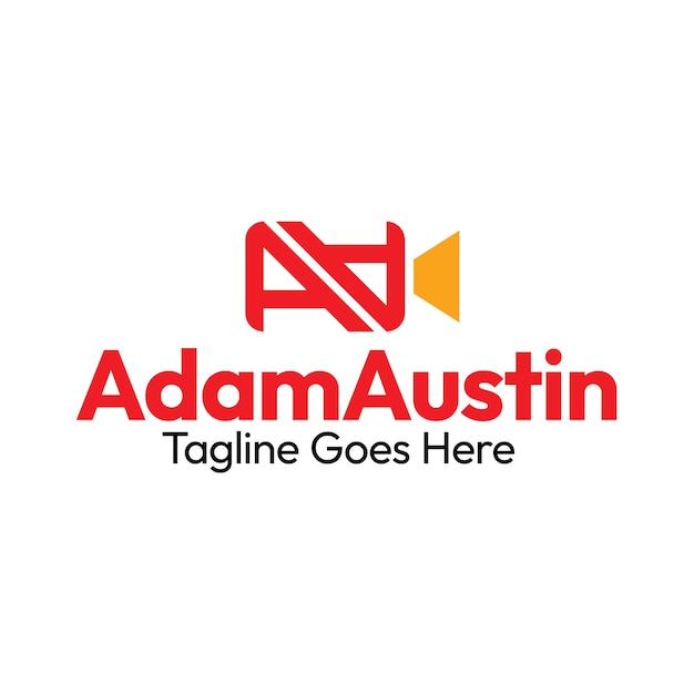 logotipo de la letra AA-Adam Austin