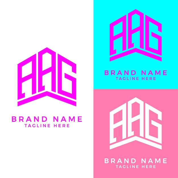 Logotipo de la letra AAG. AAG mejor imagen vectorial. Diseño de logotipo AAG Monogram para empresarios y empresas.