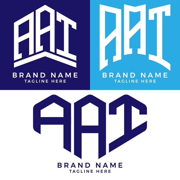 Vector logotipo de la letra aai. aai mejor imagen vectorial. diseño de logotipo aai monogram para empresarios y empresas.