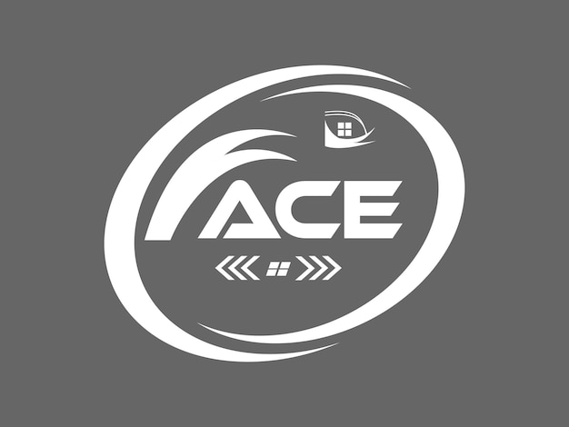 Logotipo de la letra ACE Diseño ACE Logotipo de monograma simple y moderno Abstracto Diseño vectorial del alfabeto