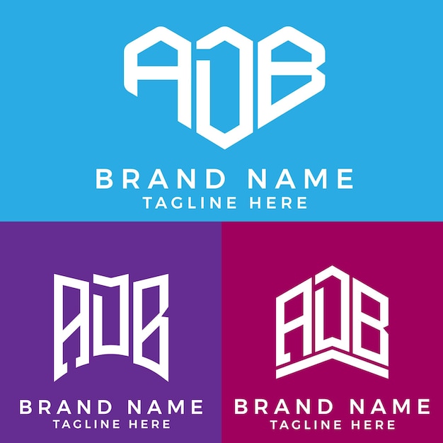 Logotipo de la letra ADB. ADB mejor imagen vectorial. Diseño de logotipo ADB Monogram para empresarios y empresas.