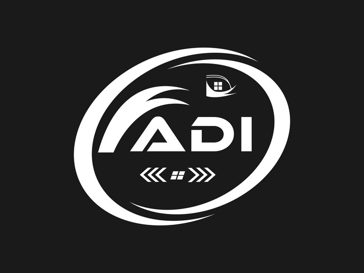 Vector el logotipo de la letra adi diseño adi logotipo de monograma simple y moderno abstracto diseño vectorial alfabético