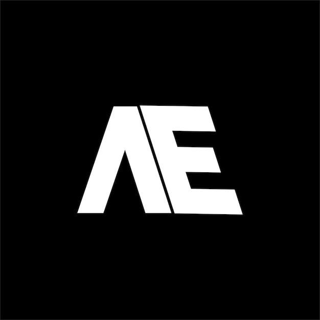 Logotipo de letra AE o EA Único, atractivo, creativo, moderno, inicial AE EA Logotipo de icono de letra basado en inicial AE