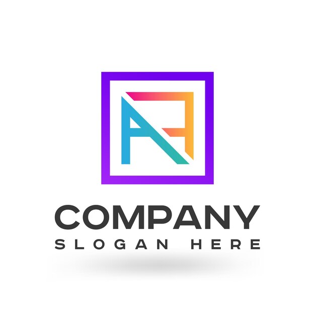 Logotipo de letra AF creativo Diseño de icono único