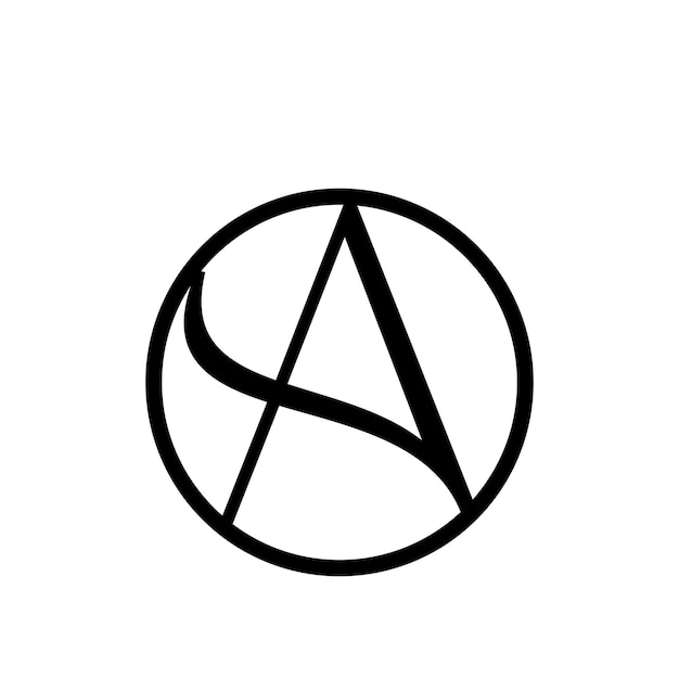logotipo de la letra af