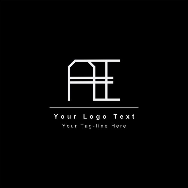 Logotipo de letra AI o IA Único atractivo creativo moderno inicial AI IA Logotipo de icono de letra basado en inicial AI