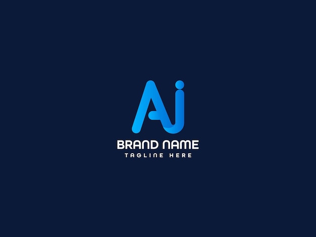 El logotipo de la letra Aj