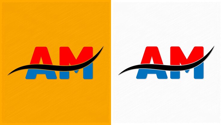 Vector logotipo de la letra am