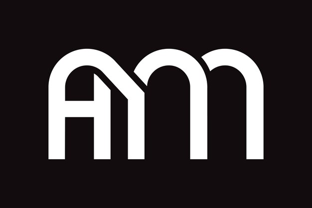 logotipo de la letra am