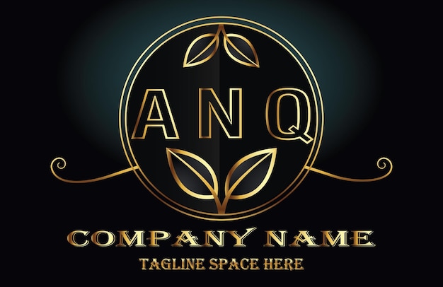 El logotipo de la letra ANQ