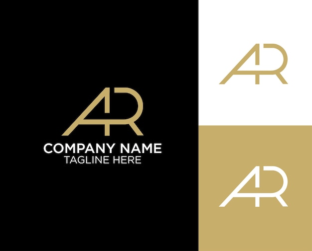 Logotipo de la letra AR