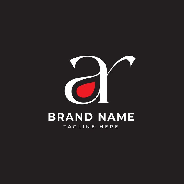 Logotipo de la letra AR