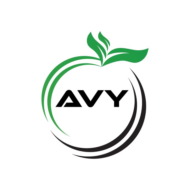Logotipo de la letra AVY Diseño AVY Logotipo de monograma simple y moderno Diseño vectorial de alfabeto abstracto